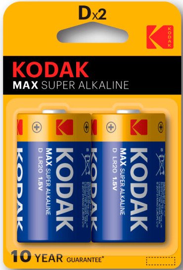 Kodak LR20 BL2 Max (2/20/100)