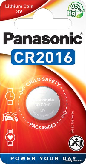 Panasonic CR2016 BL1 синий (1/20)