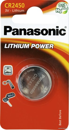 Panasonic CR2450 BL1 красный