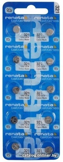 Renata 321 BL10 (SR616SW) (10/100)