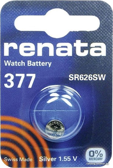 Renata 377 (SR626SW) (1/10/100)