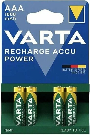 Varta AAA 1000mAh BL4 (5703) (4/40)