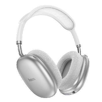 Беспроводные накладные наушники Hoco W55 Plus, серебристые