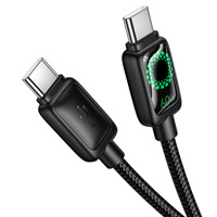 Кабель Hoco U146 Type-C — Type-C, 1,2 м, черный